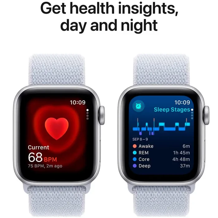 Apple Watch SE GPS 40mm Silver Aluminium Sport Loop MXEE3 -