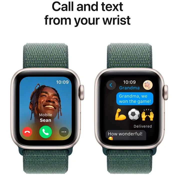 Apple Watch SE GPS 40mm Starlight Aluminium Sport Loop MXEH3