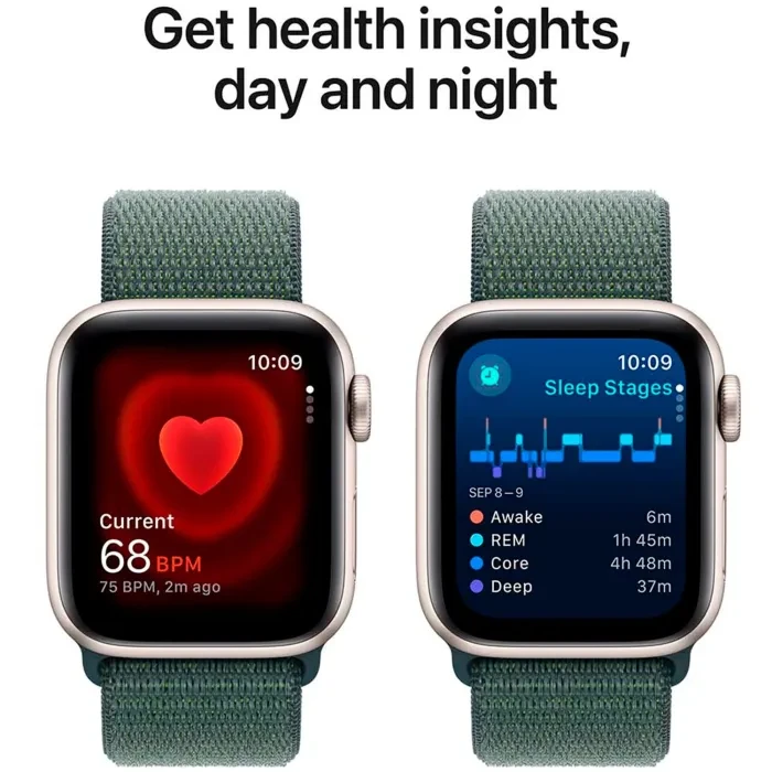 Apple Watch SE GPS 40mm Starlight Aluminium Sport Loop MXEH3
