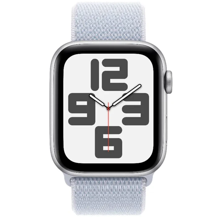 Apple Watch SE GPS 44mm Silver Aluminium Sport Loop MXET3 -