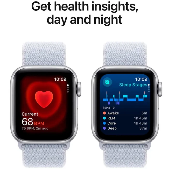 Apple Watch SE GPS 44mm Silver Aluminium Sport Loop MXET3 -