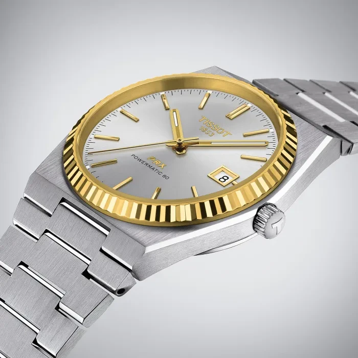 Tissot PRX Powermatic 80 18K Gold Bezel T9314074103101 - Dit
